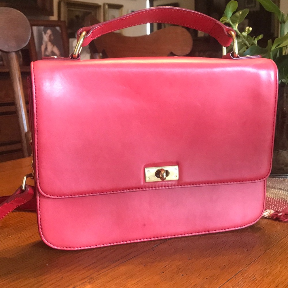 Red J Crew purse w/ tags